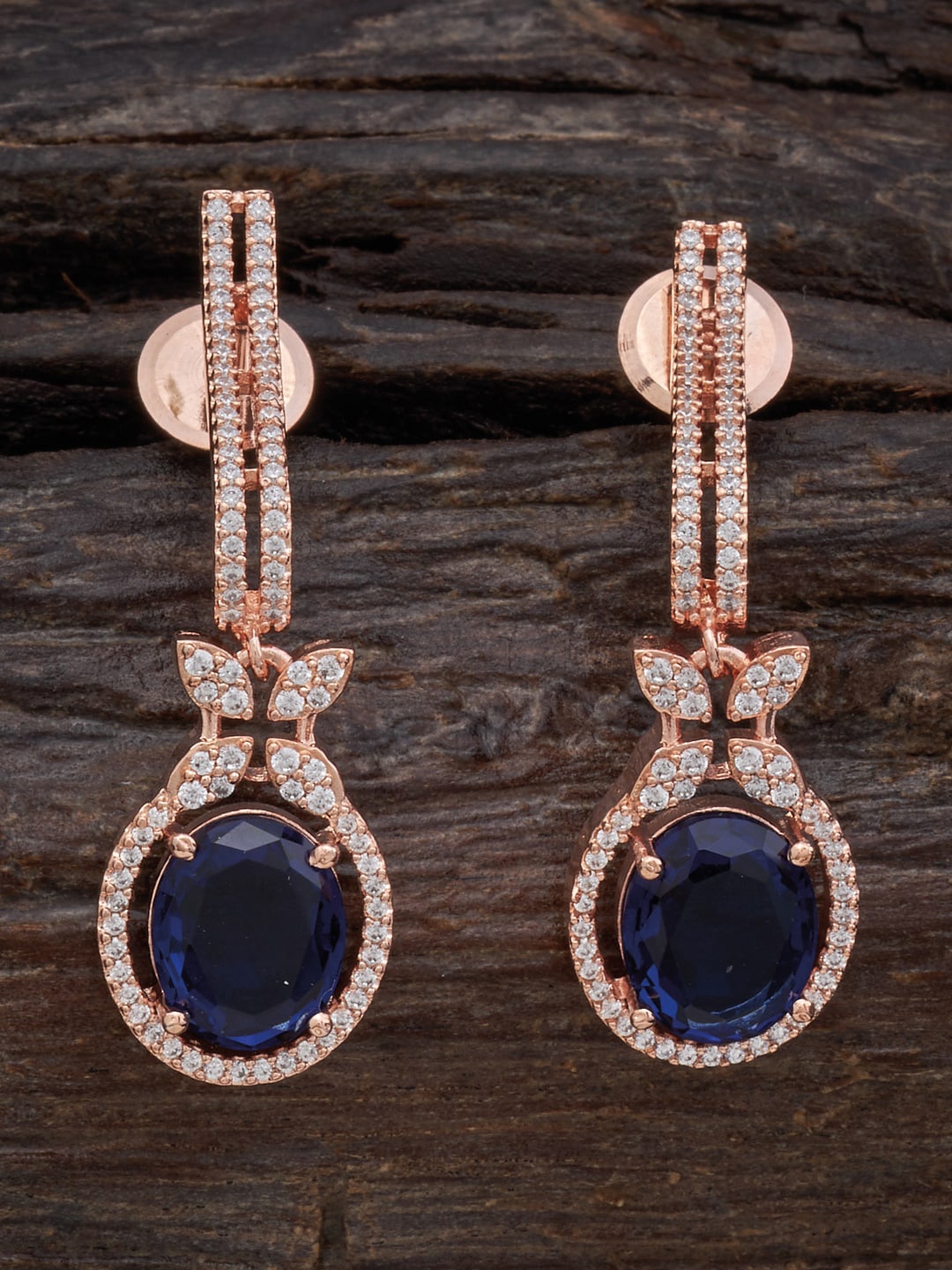 

Kushal's Fashion Jewellery Blue Contemporary Drop Earrings