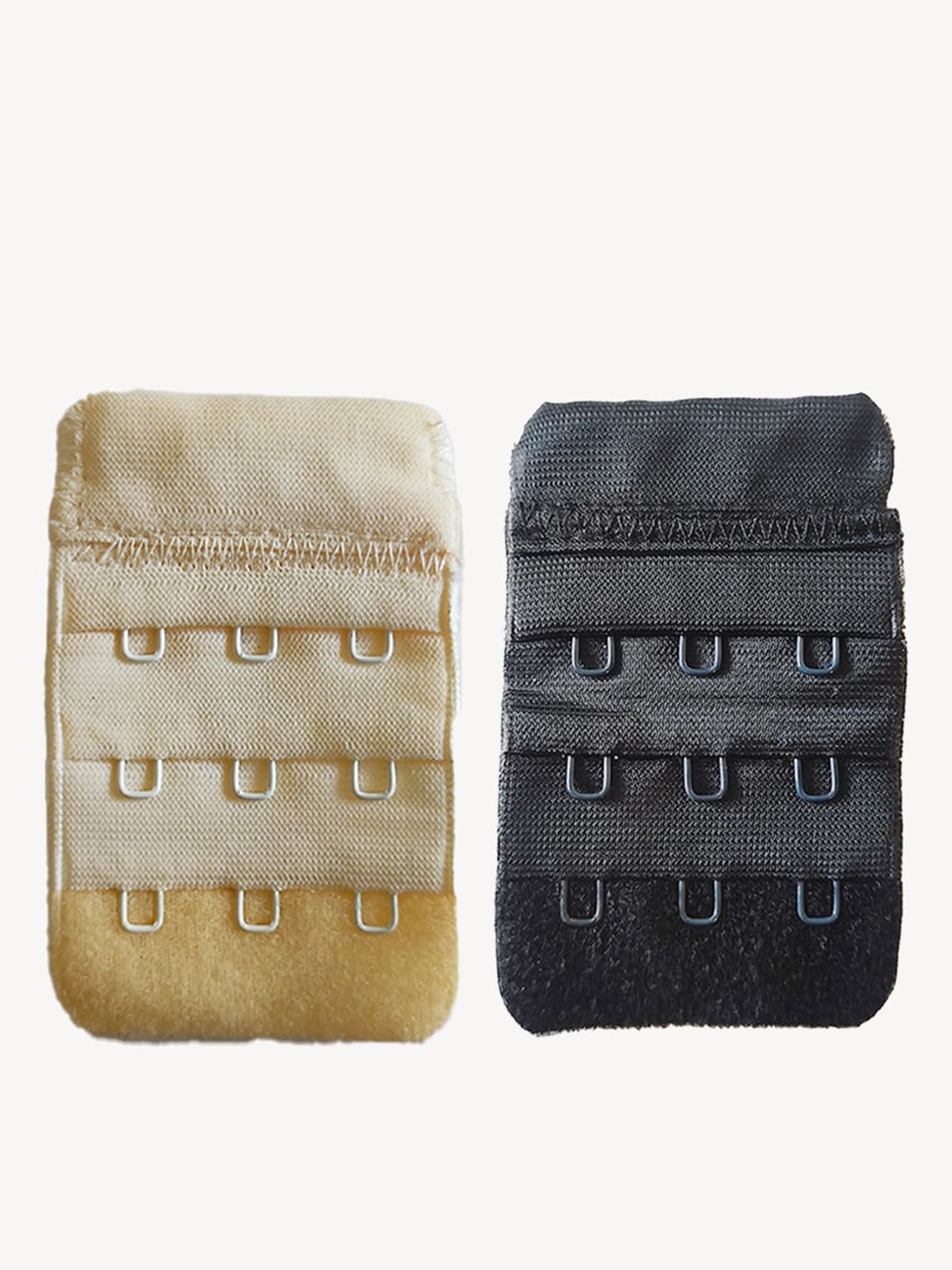 

Momsoon Maternity Pack Of 2 3 Hook & 3 Eye Bra Extender, Black
