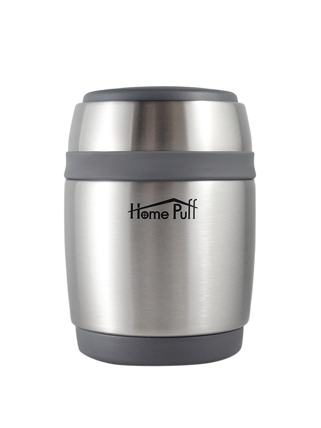 

Home Puff Stainless Steel Vacuum Insulated Food Jar - 380 ML, Silver