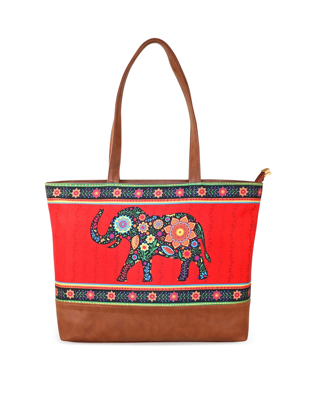 

Sabhyata Shopper Shoulder Bag, Red