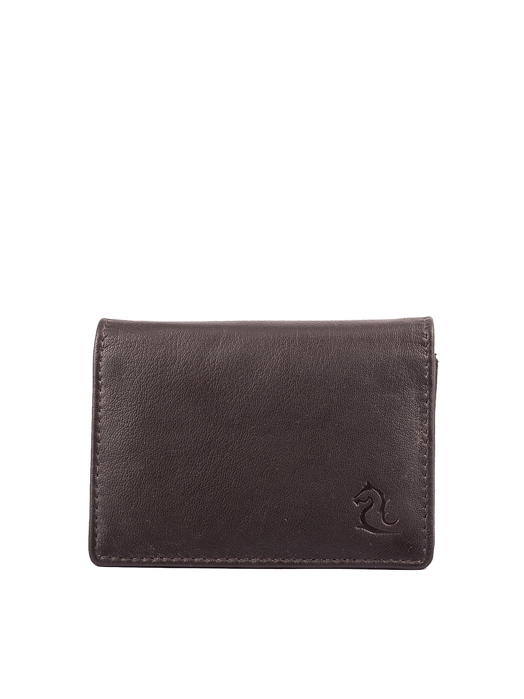 

Kara Unisex Brown Solid Card Holder