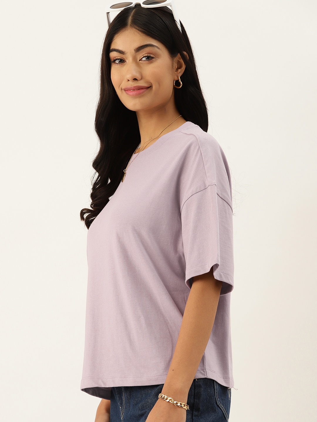 

DressBerry Pure Cotton T-shirt, Purple