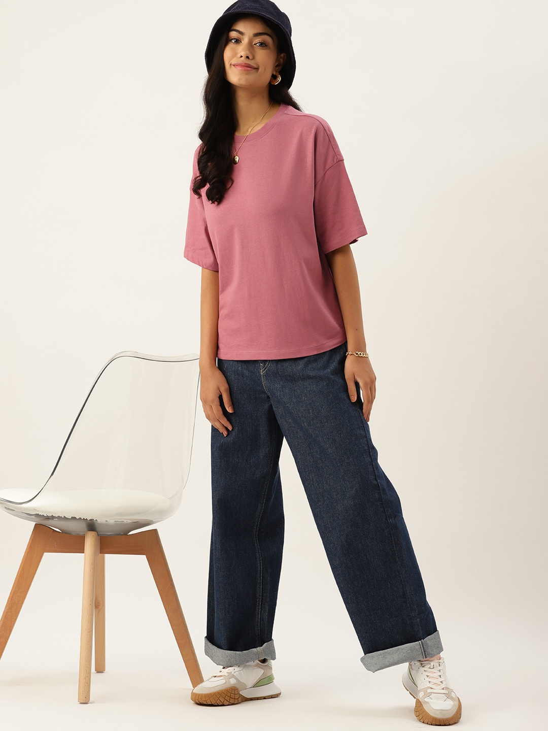 

DressBerry Pure Cotton T-shirt, Rose