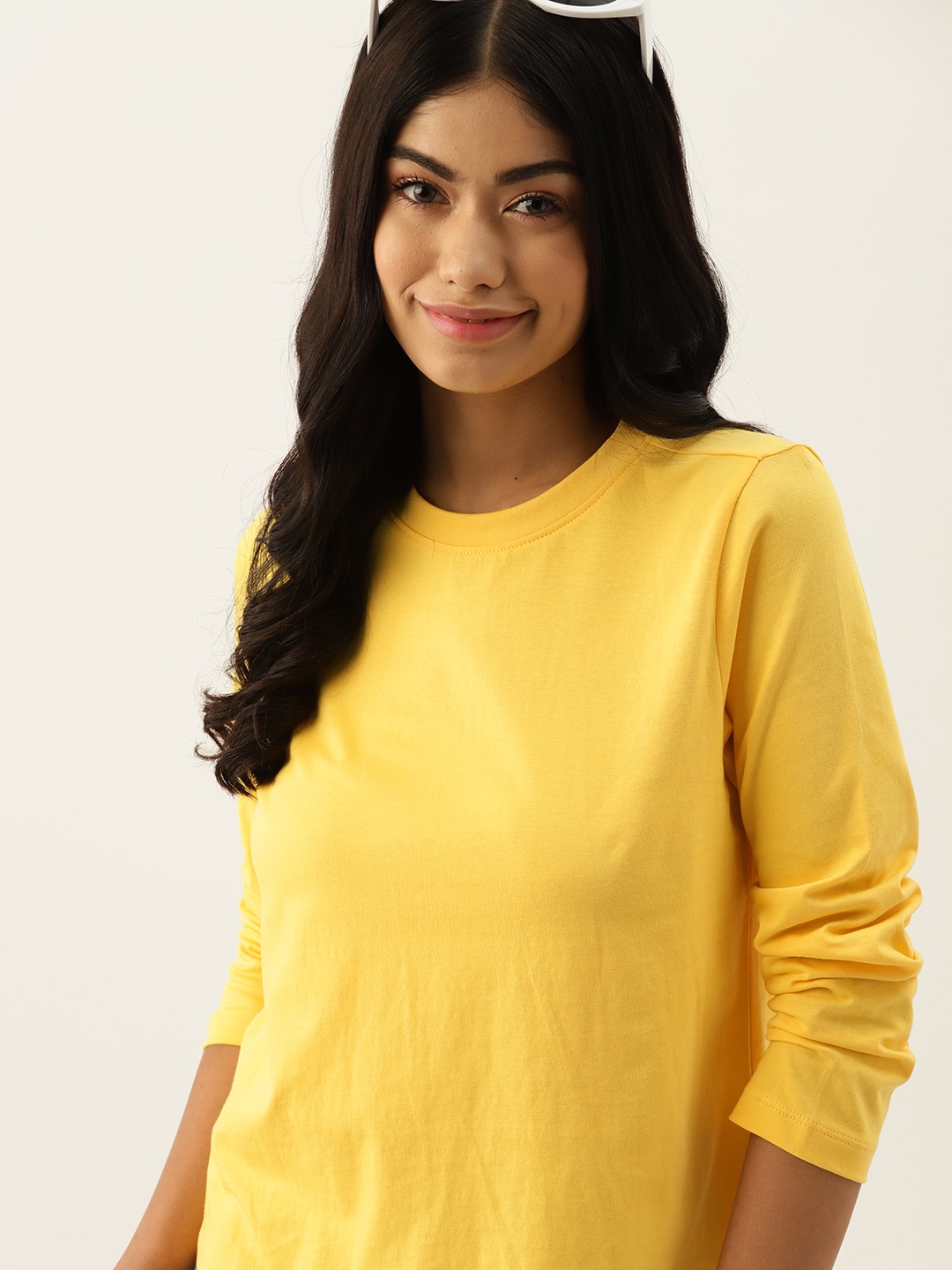 

DressBerry Pure Cotton T-shirt, Yellow