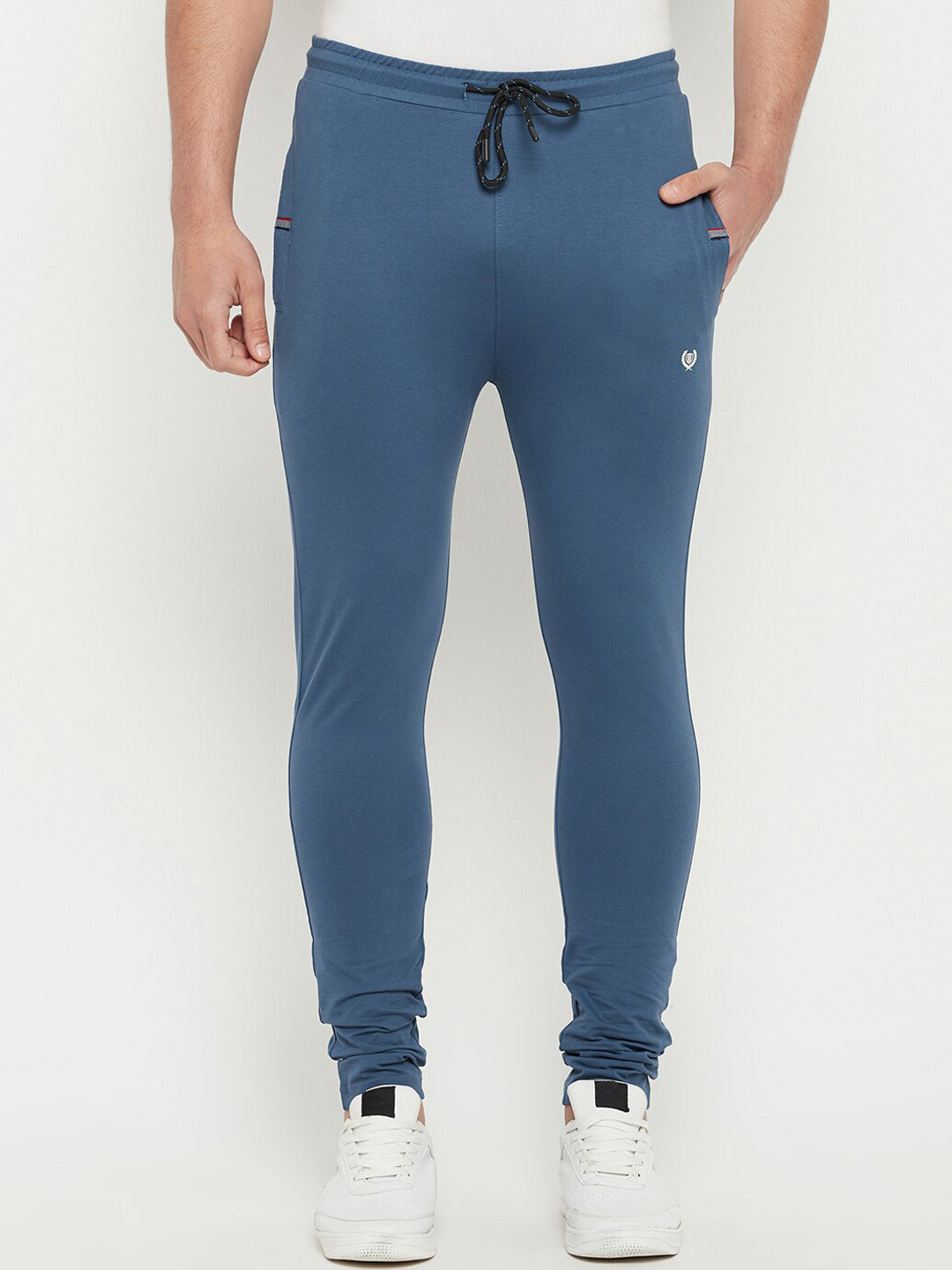 

Duke Men Mid Rise Cotton Track Pant, Blue