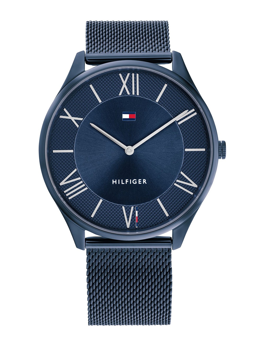 

Tommy Hilfiger Men Dial & Stainless Steel Bracelet Style Straps Analogue Watch TH1710514, Blue