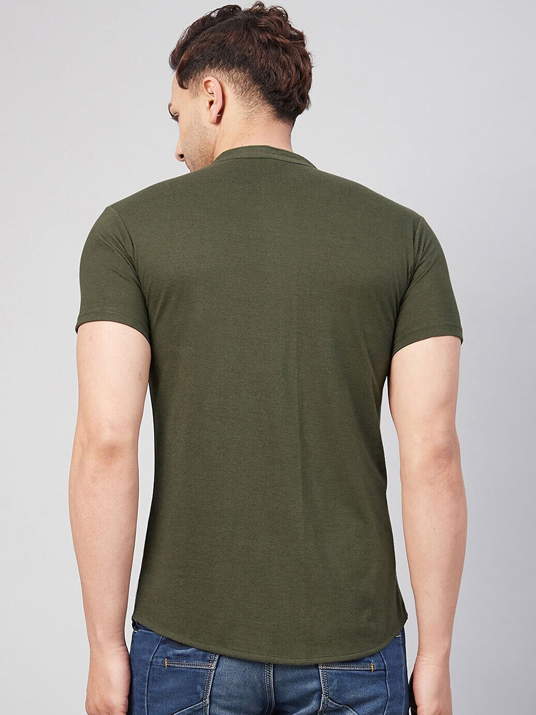 

Try This Classic Opaque Cotton Casual Shirt, Green