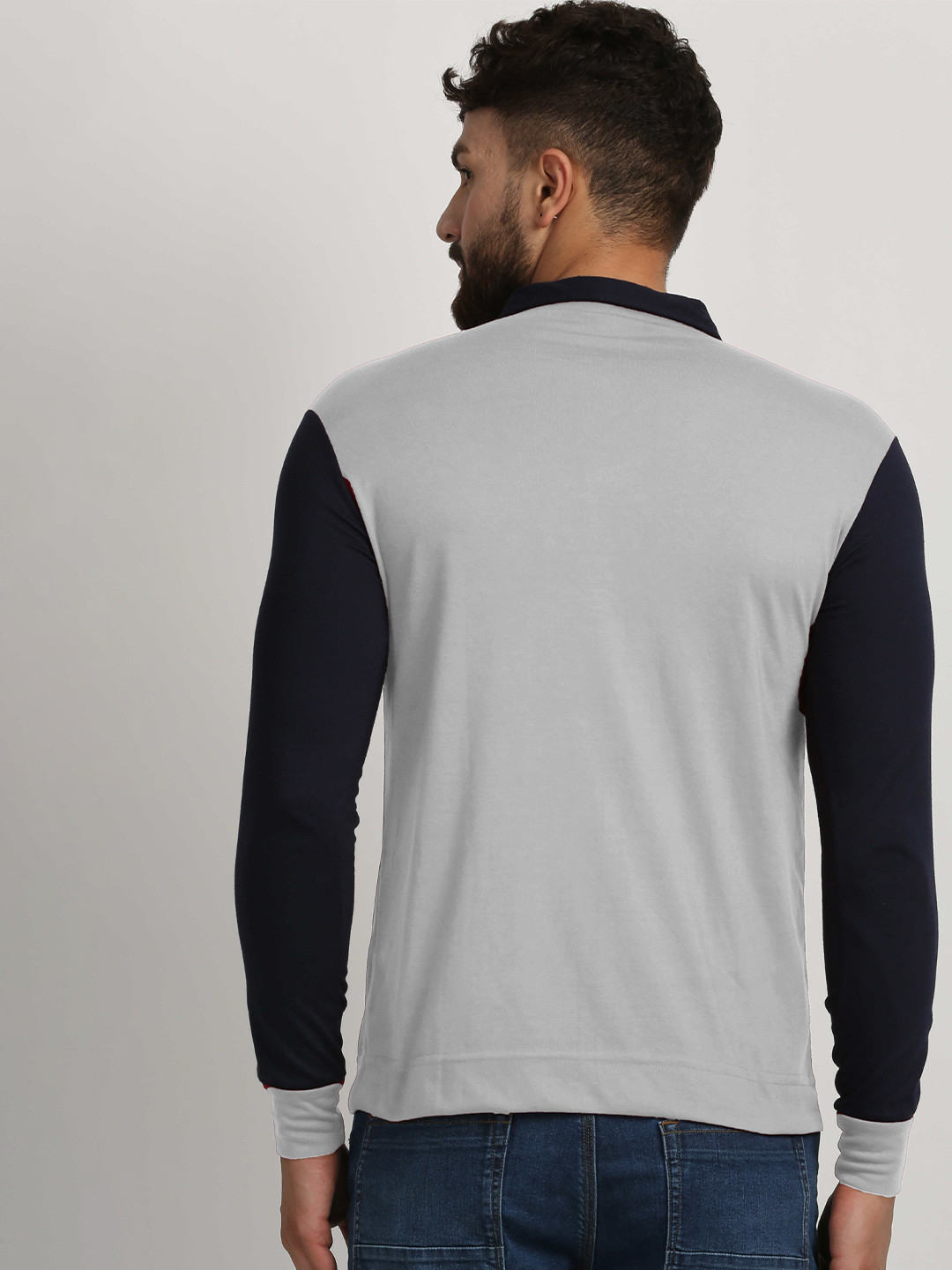 

Try This Classic Spread Collar Cotton Casual Shirt With Attached Waist Coat, Grey