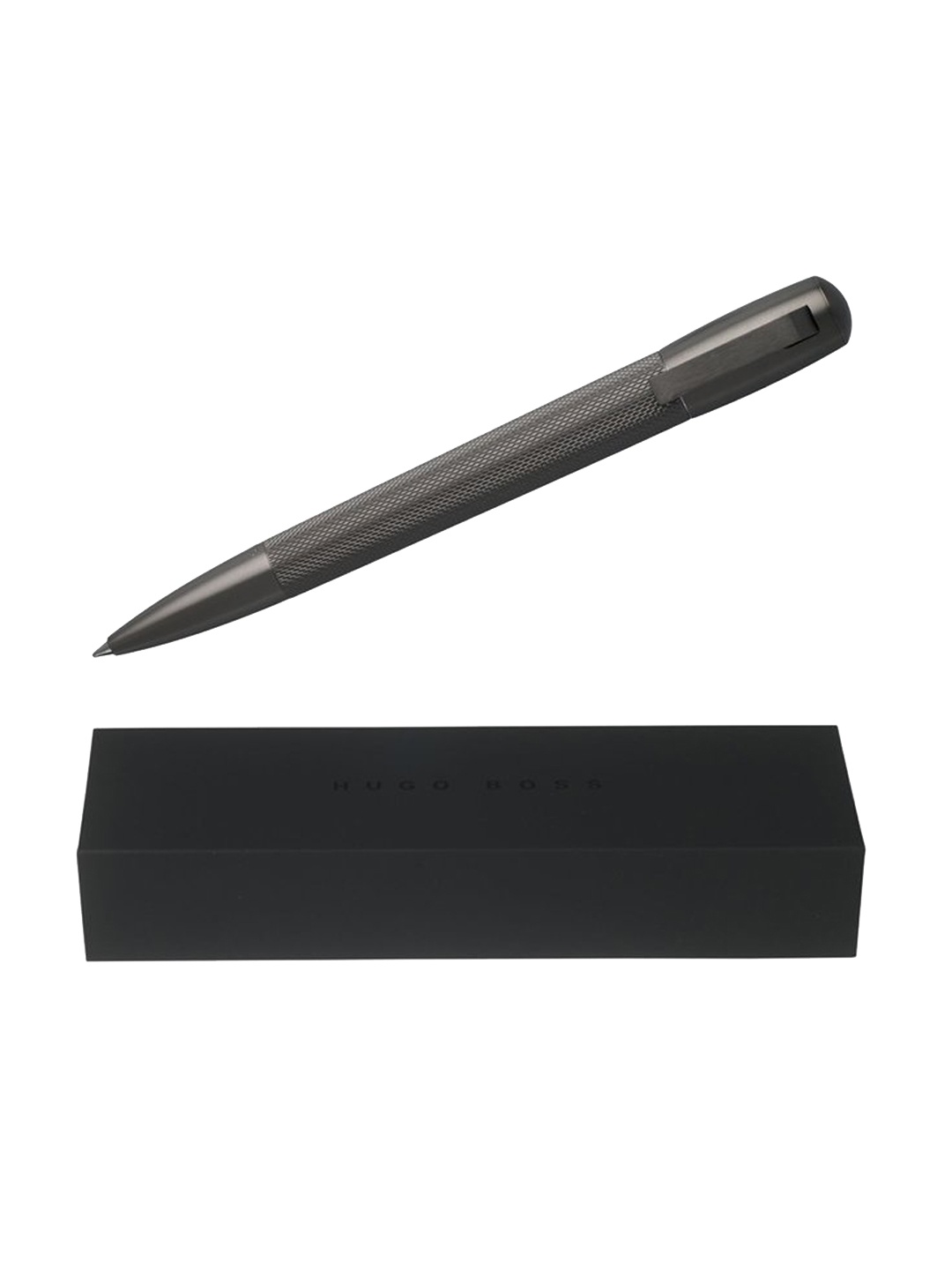 

Hugo Boss Textured Ballpoint Pen, Grey