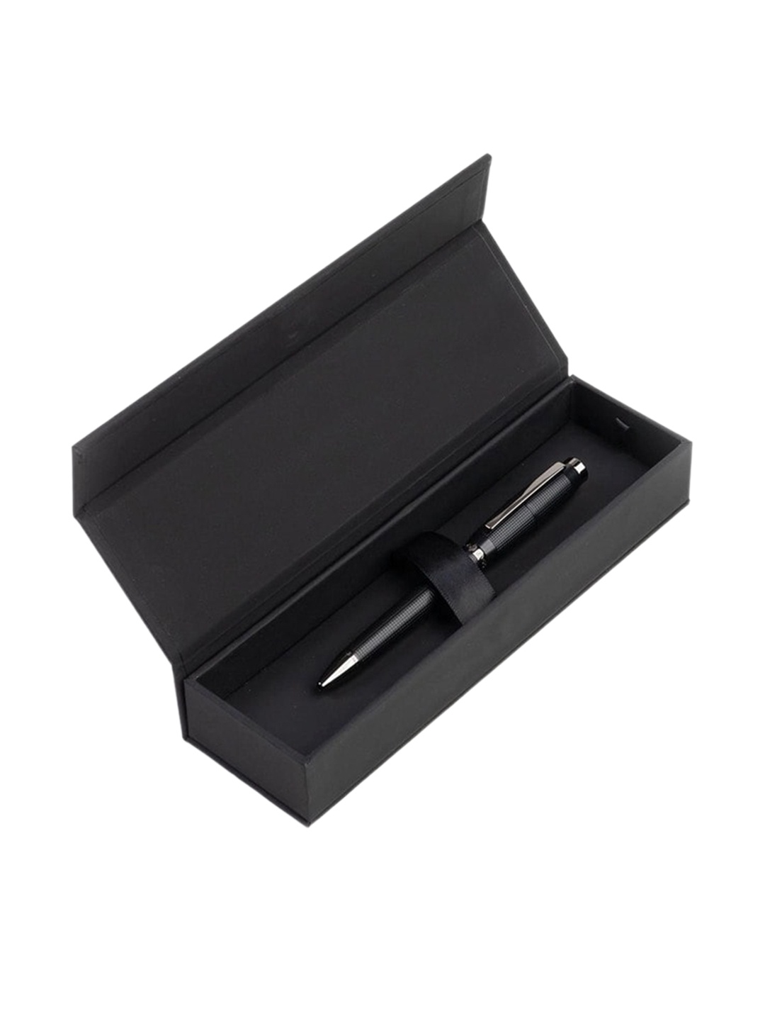 

Hugo Boss Textured Cone Ballpoint Pen, Black