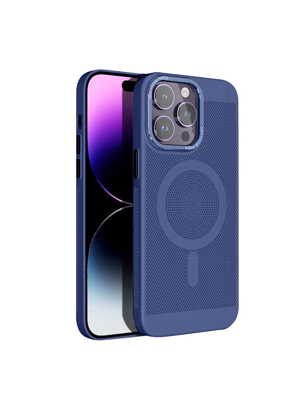 

Karwan MagSafe iPhone 14 Pro Mobile Back Case, Blue