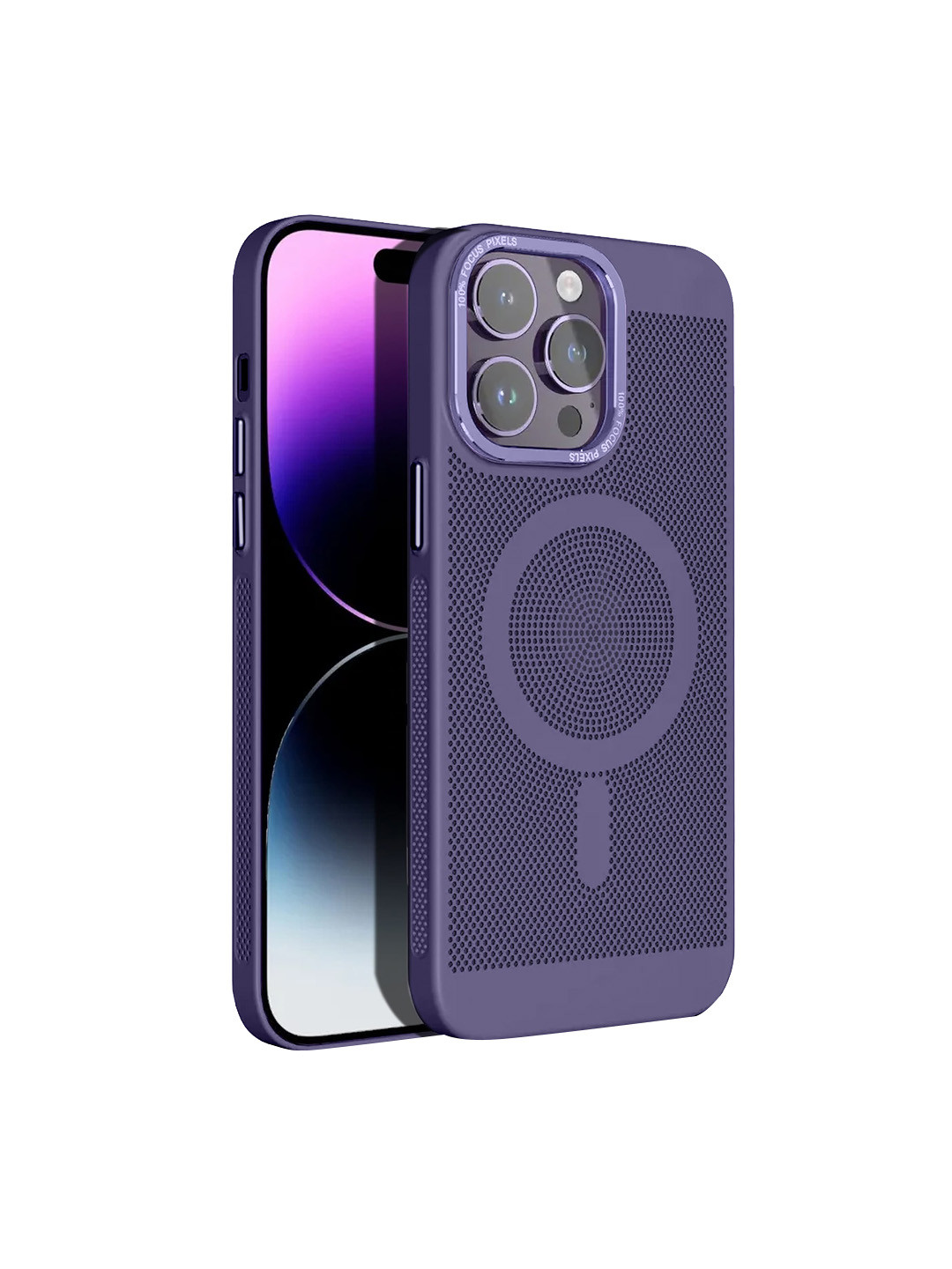 

Karwan MagSafe iPhone 14 Pro Mobile Back Case, Purple