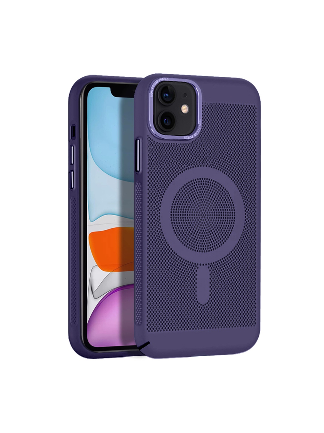 

Karwan MagSafe iPhone 12 Mobile Back Case, Purple