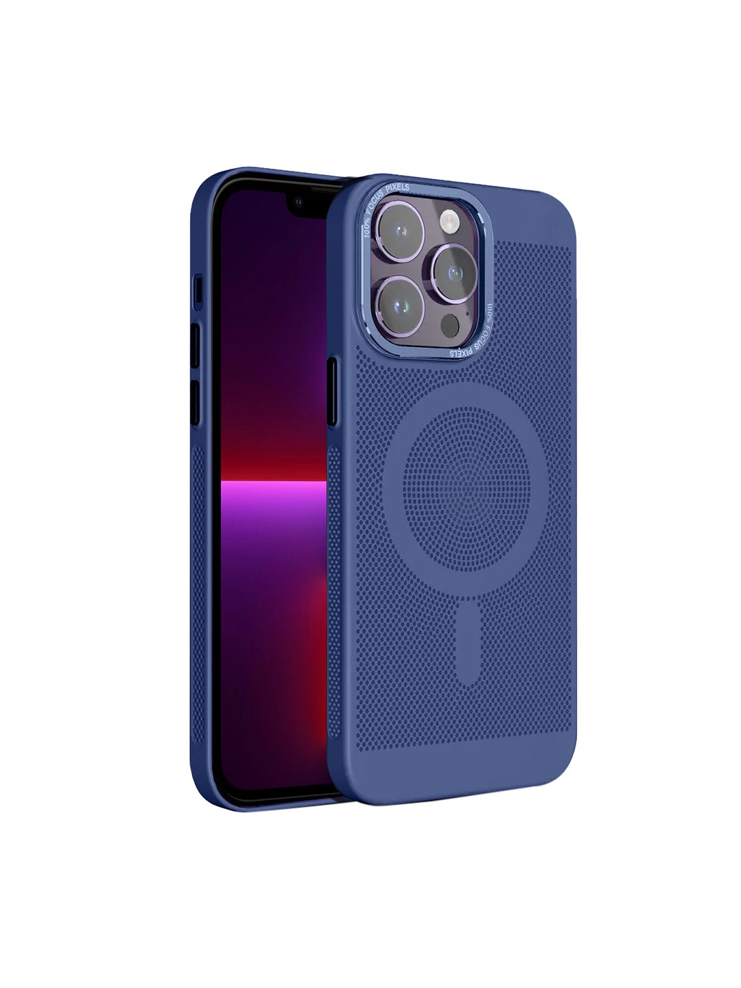 

Karwan MagSafe iPhone 13 Pro Max Mobile Back Case, Blue