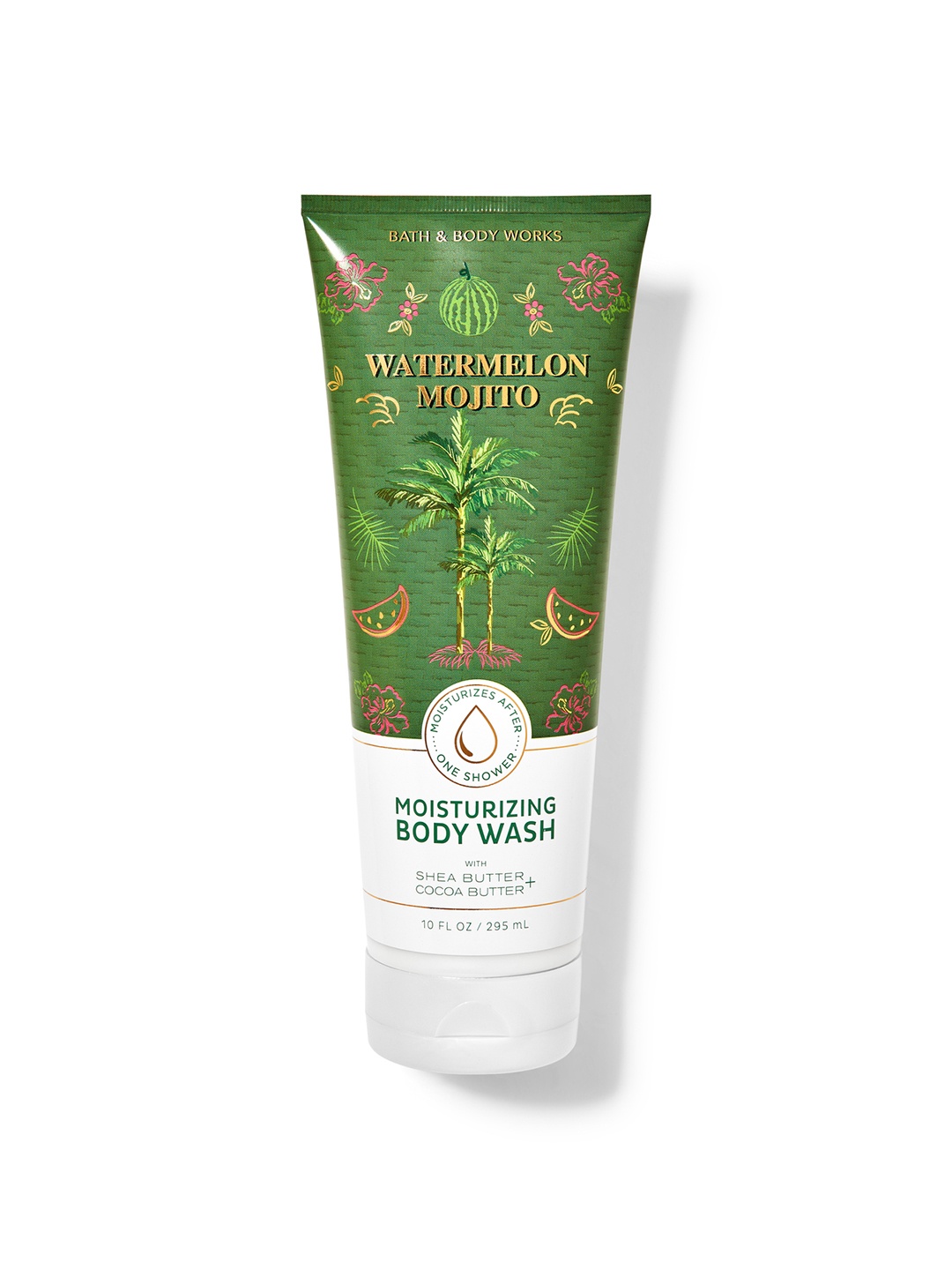 

Bath & Body Works Watermelon Mojito Moisturizing Body Wash with Shea Butter - 295 ml, Green