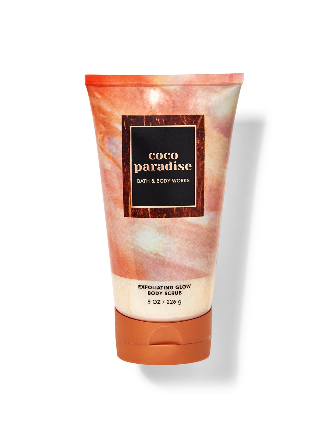 

Bath & Body Works Coco Paradise Exfoliating Glow Body Scrub- 226 g, Peach