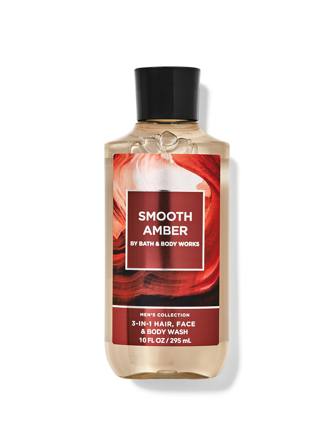 

Bath & Body Works Men Collection Smooth Amber 3-In-1 Hair Face & Body Wash - 295ml, Brown