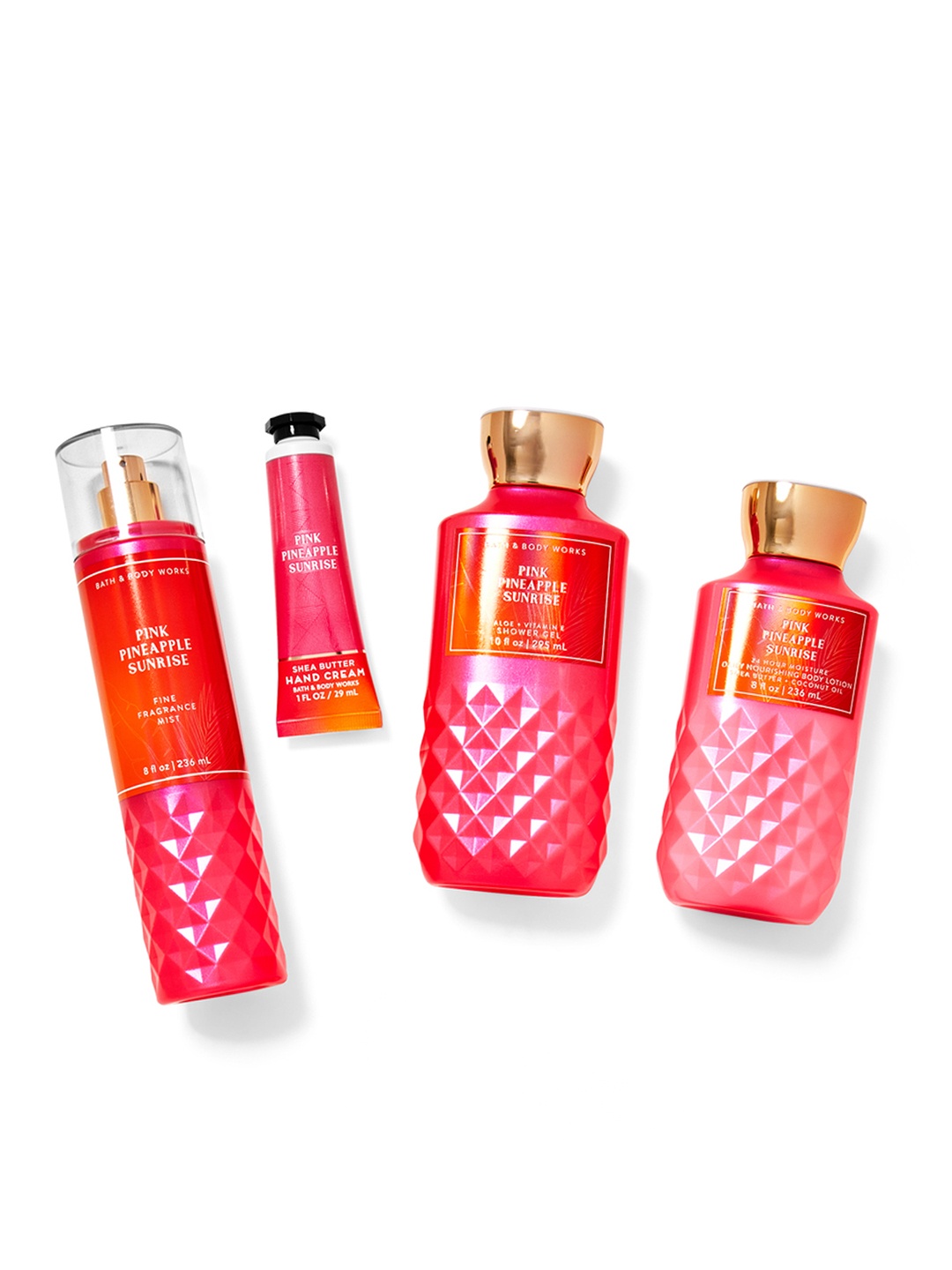 

Bath & Body Works Pink Pineapple Sunrise Gift Bag Set