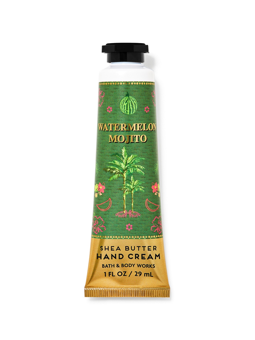 

Bath & Body Works Watermelon Mojito Shea Butter Hand Cream - 29 ml, Green