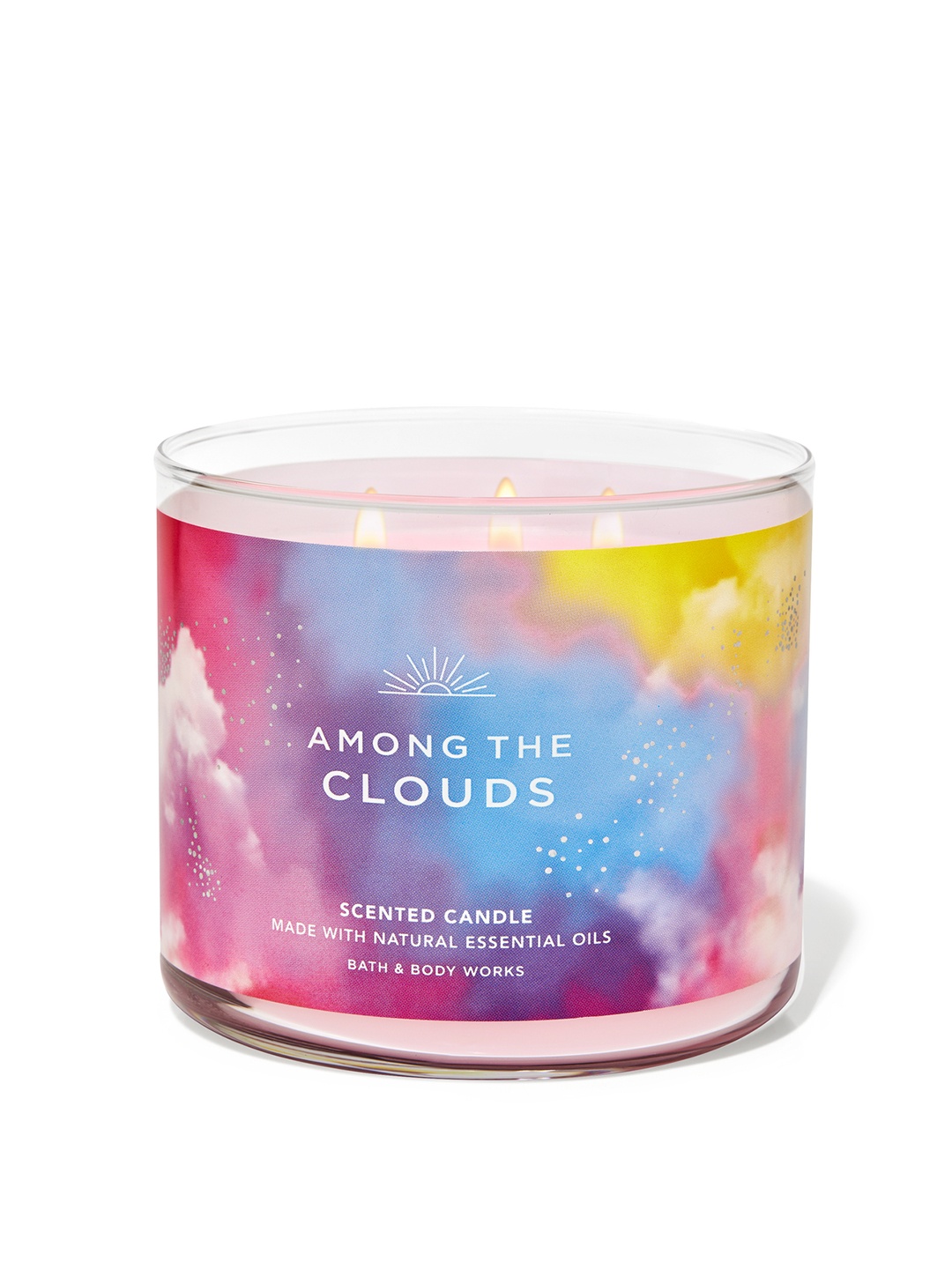 

Bath & Body Works Among the Clouds 3-Wick Candle - 411 g, Pink