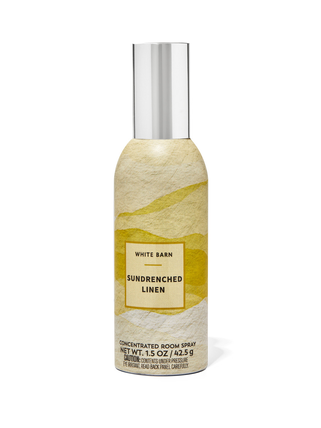 

Bath & Body Works White Barn Sun-Drenched Linen Concentrated Room Spray 42.5 g, Yellow