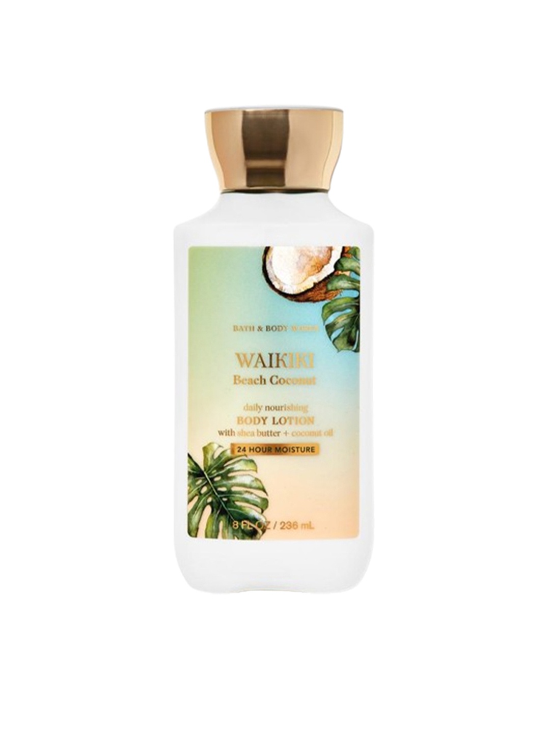 

Bath & Body Works Waikiki Beach Coconut Daily Nourishing Body Lotion - 236ml, White