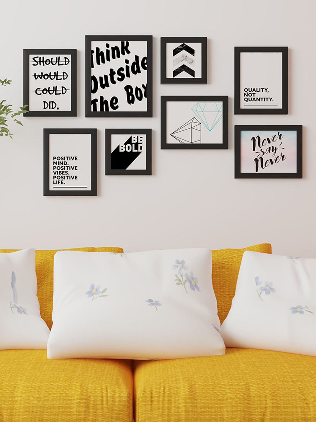 

Art Street Black Set Of 8 Art Street Quotes Wall Art
