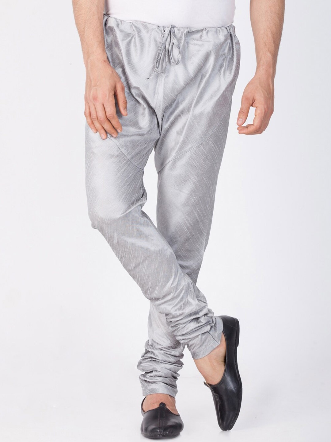 

VASTRAMAY Men Mid-Rise Churidar, Grey