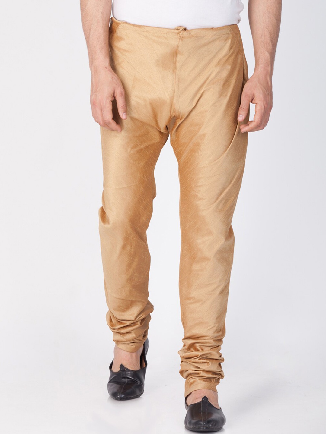 

VASTRAMAY Men Mid-Rise Churidar, Rose gold