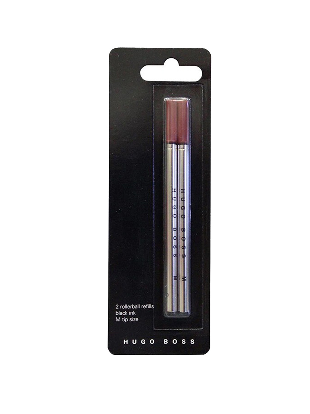 

Hugo Boss Printed Set Of 2 Metal Roller Ball Pen Refills, Black