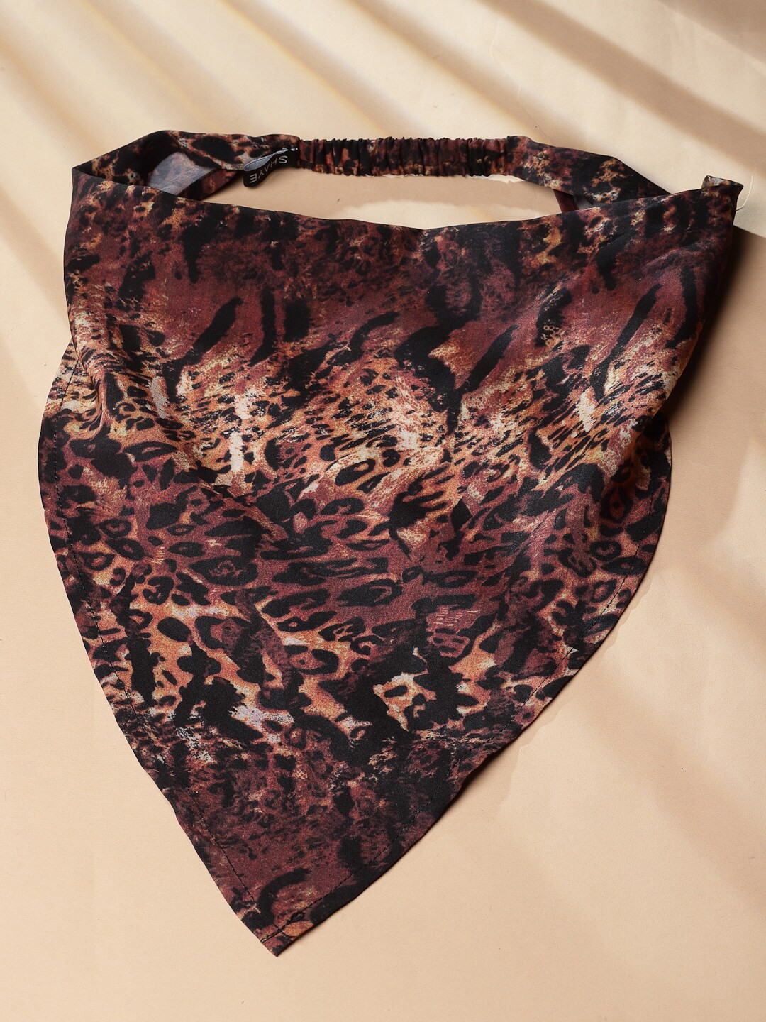 

SHAYE Women Leopard Printed Hair Accessory Set, Brown