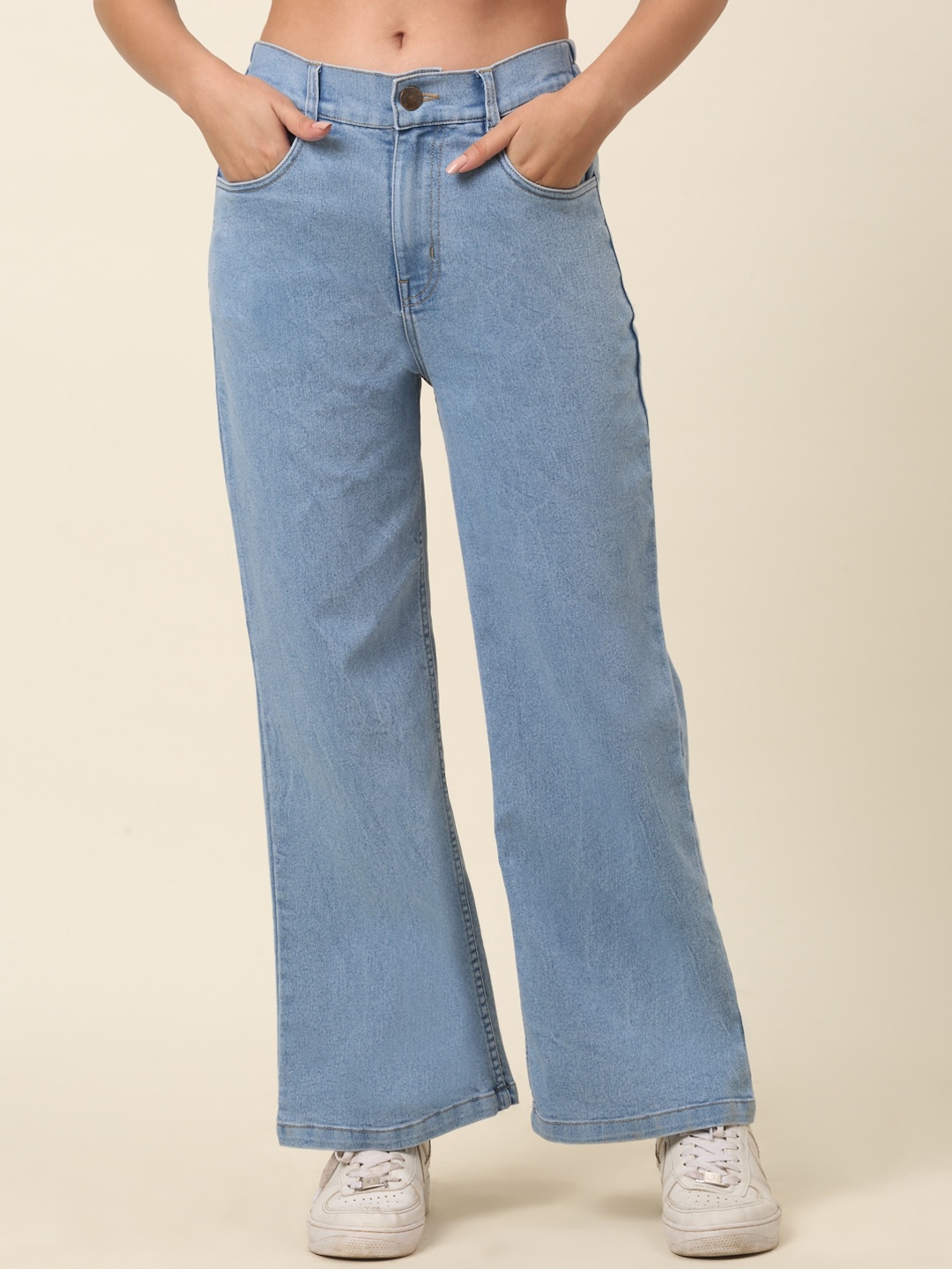 

plusS Women Blue Mid-Rise Stretchable Cotton Jeans