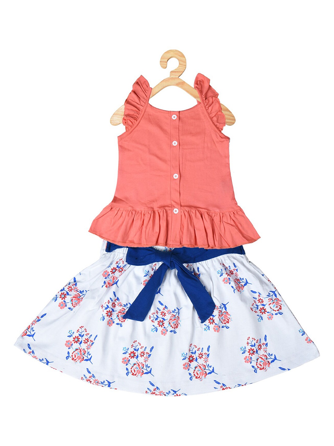 

POMY & JINNY Orange Floral Fit & Flare Dress