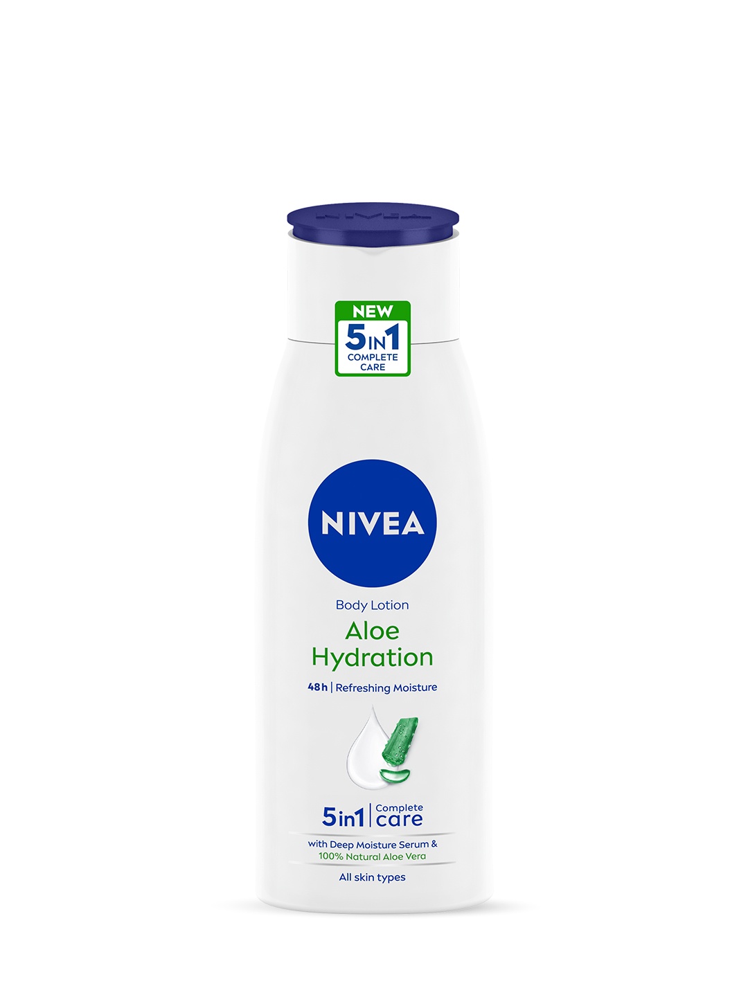 

Nivea 5 In 1 Complete Care Aloe Hydration Body Lotion For Refreshing Moisture - 50ml, White