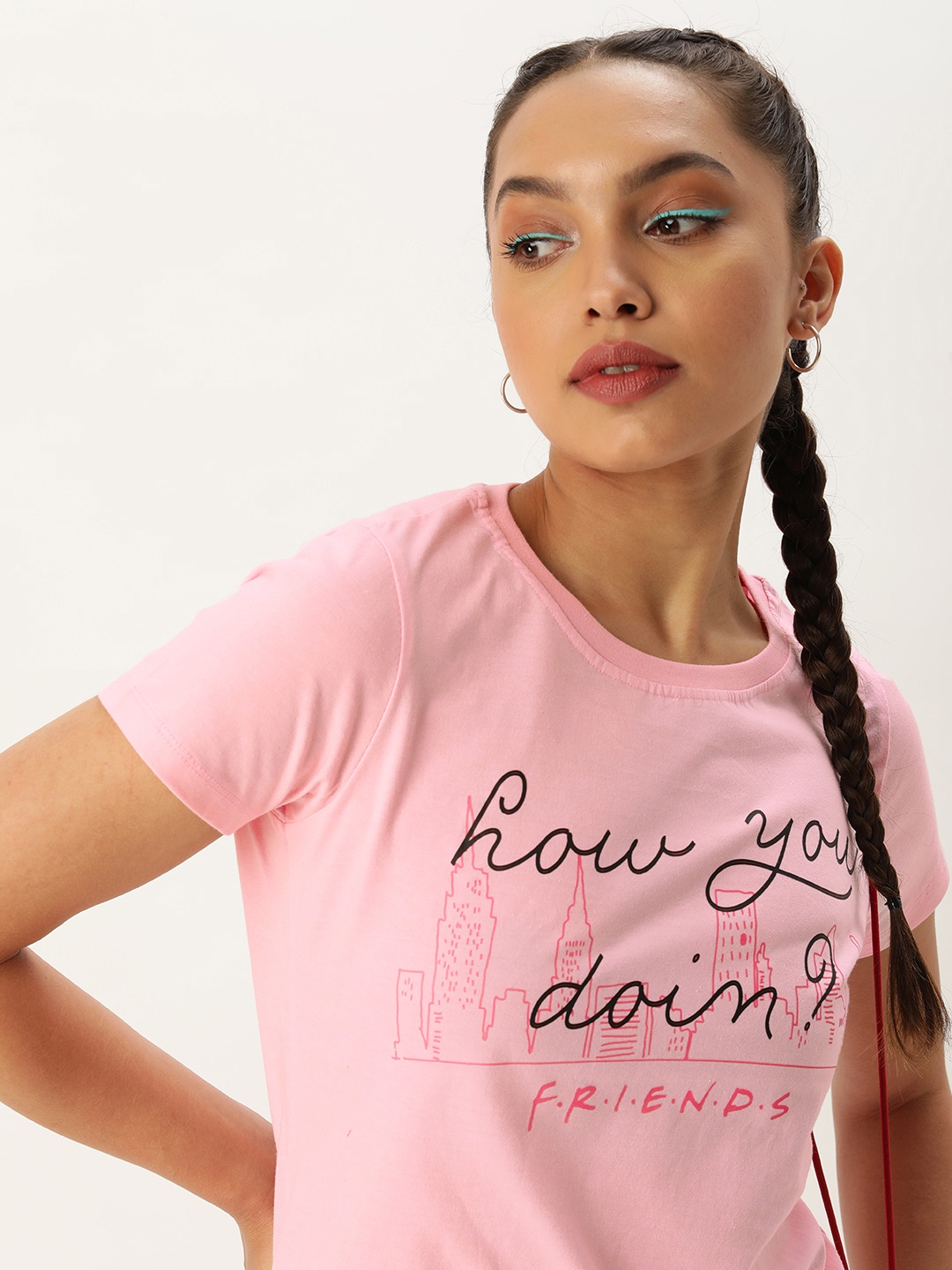 

Kook N Keech Women Graphic Printed T-shirt, Pink