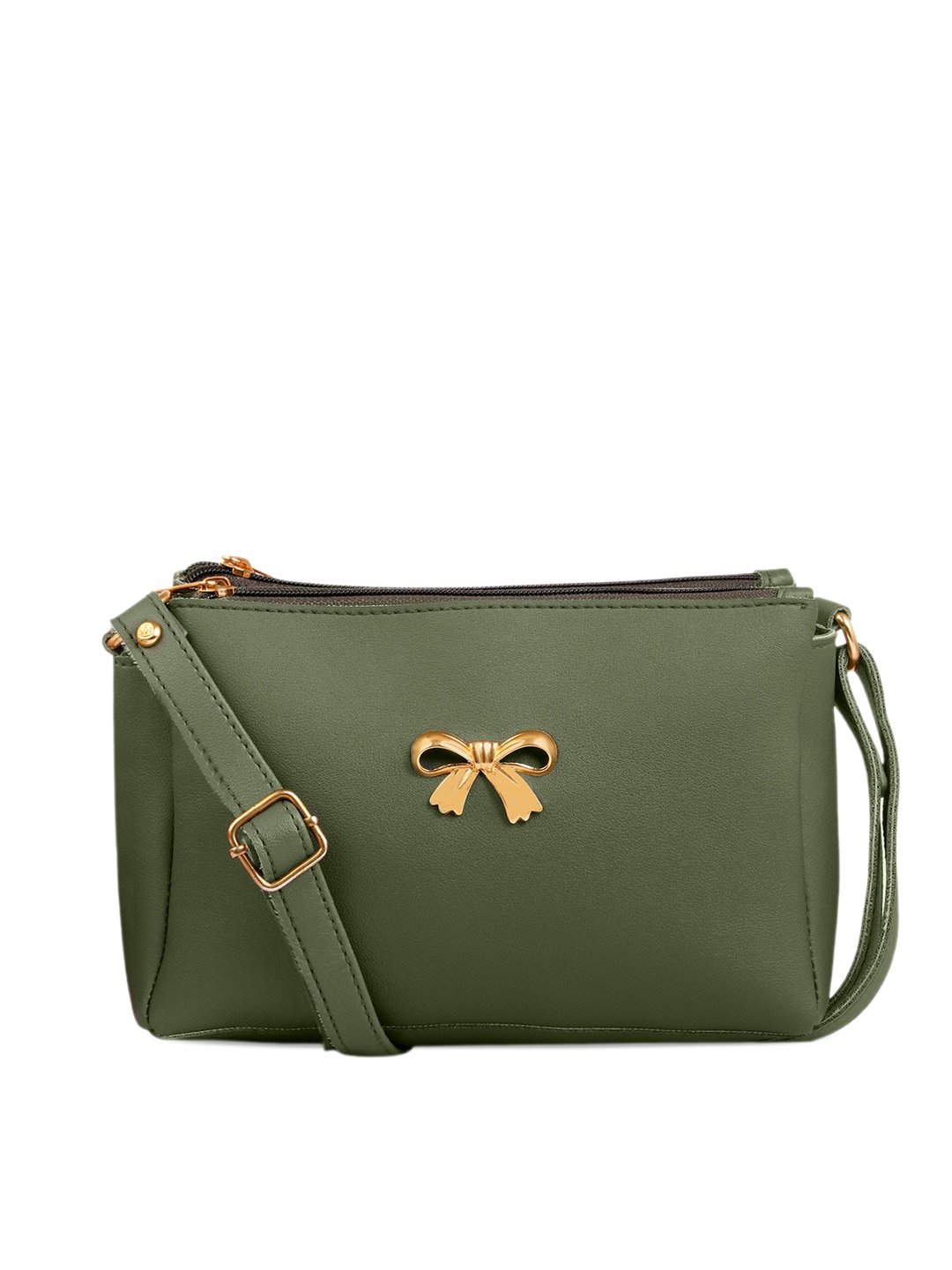 

The Mini NEEDLE Structured Sling Bag, Green