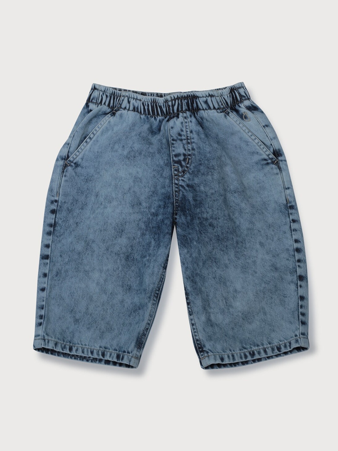 

Gini and Jony Boys Mid Rise Denim Shorts, Blue