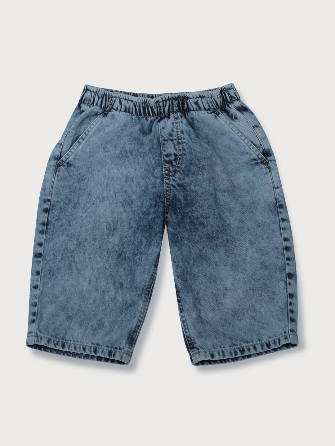 

Gini and Jony Boys Mid-Rise Denim Shorts, Blue