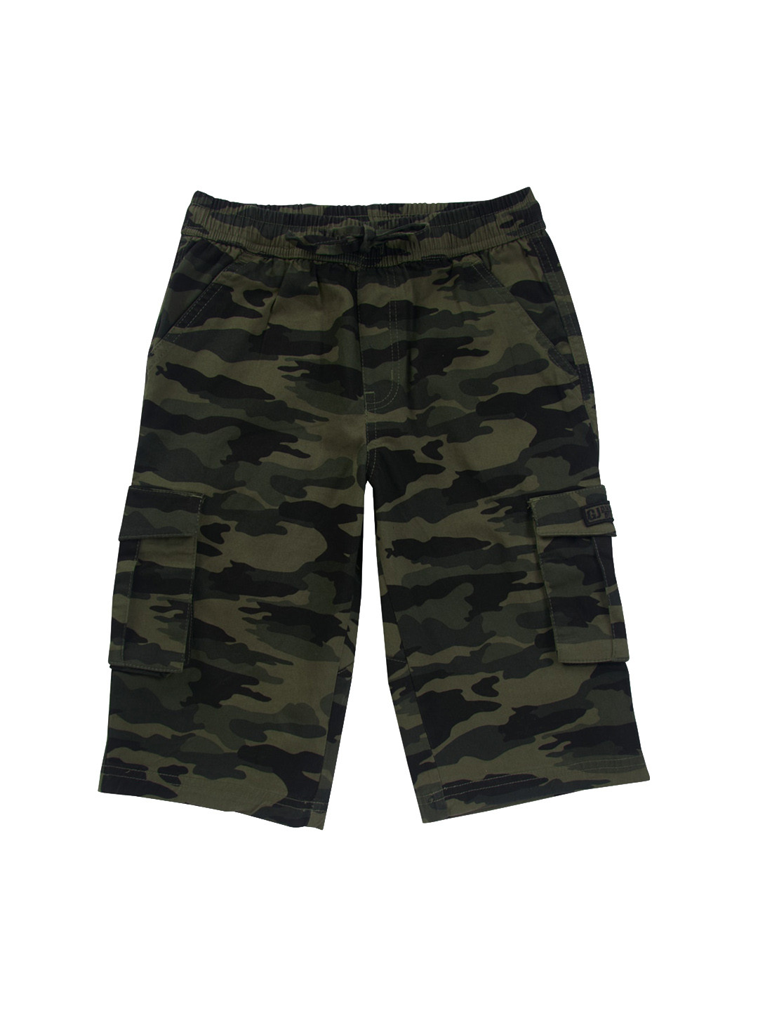 

Gini and Jony Infant Boys Mid-Rise Camouflage Printed Cargo Shorts, Green