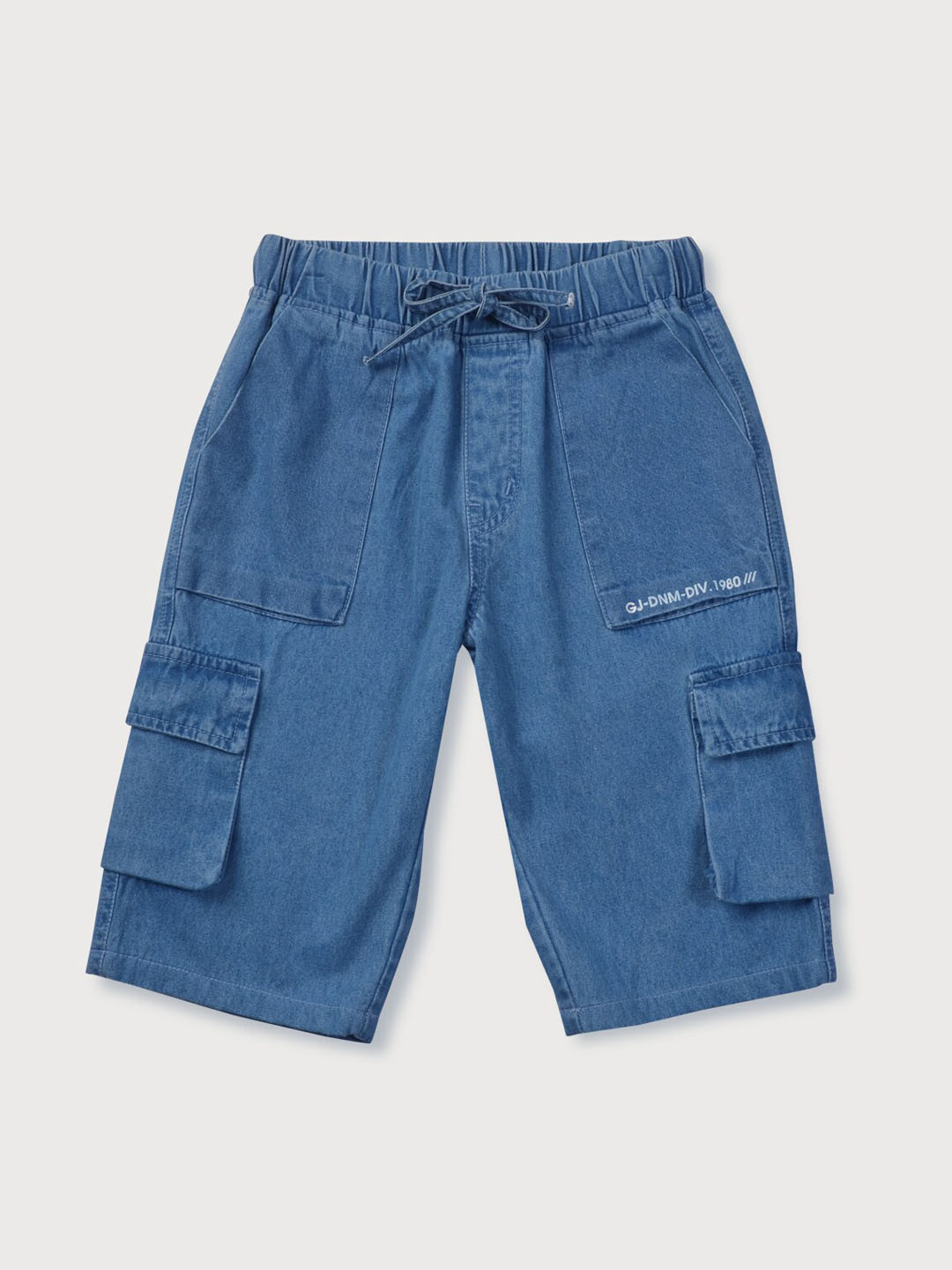 

Gini and Jony Boys Denim Cargo Shorts, Blue