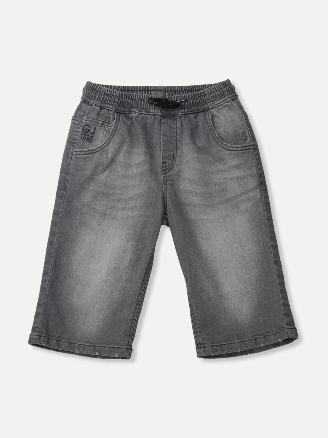 

Gini and Jony Boys Mid Rise Denim Shorts, Grey