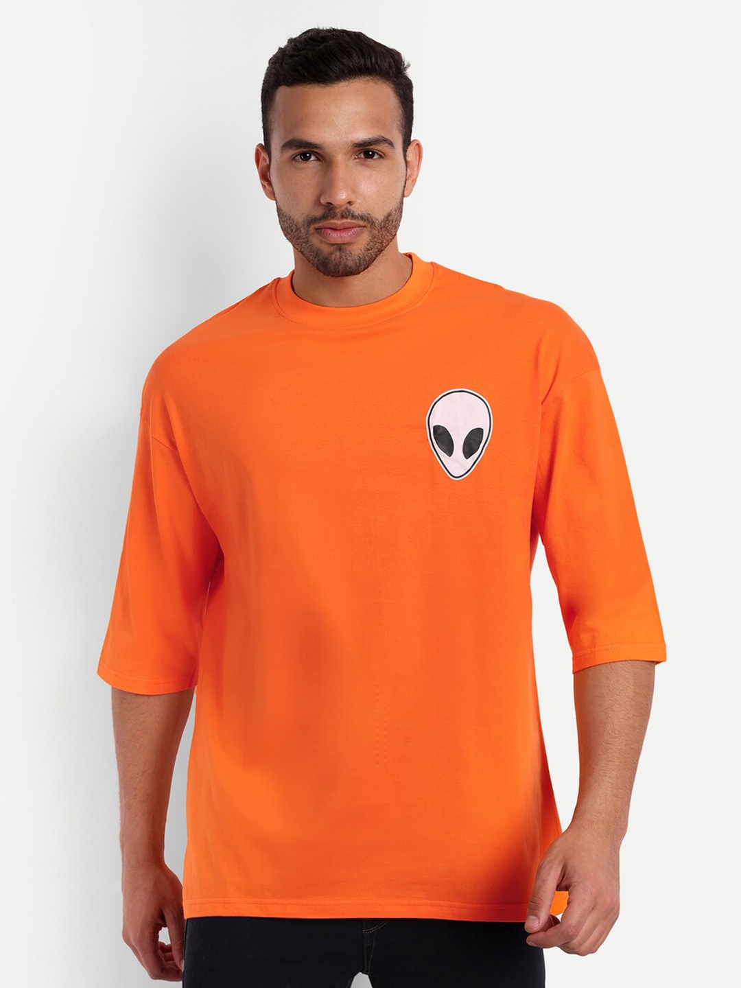 

Gavin Paris Pure Cotton Oversized T-Shirt, Orange