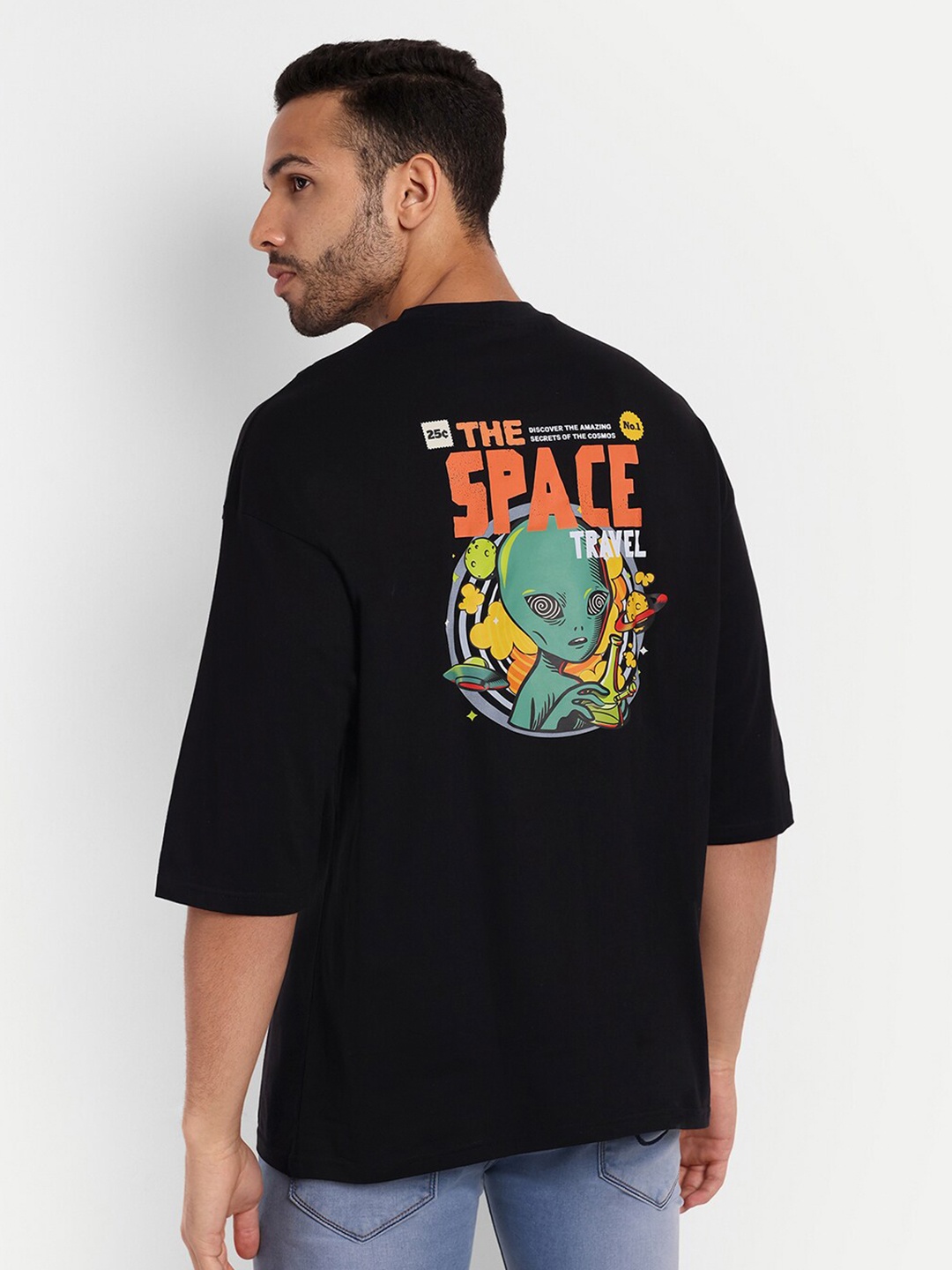 

Gavin Paris Pure Cotton Oversized T-Shirt, Black