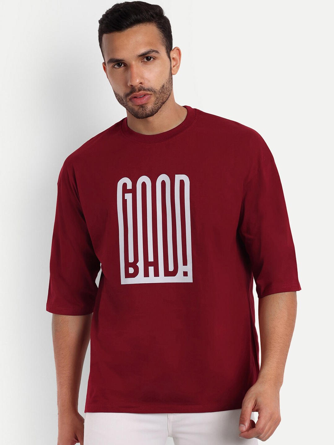 

Gavin Paris Pure Cotton Oversized T-Shirt, Red