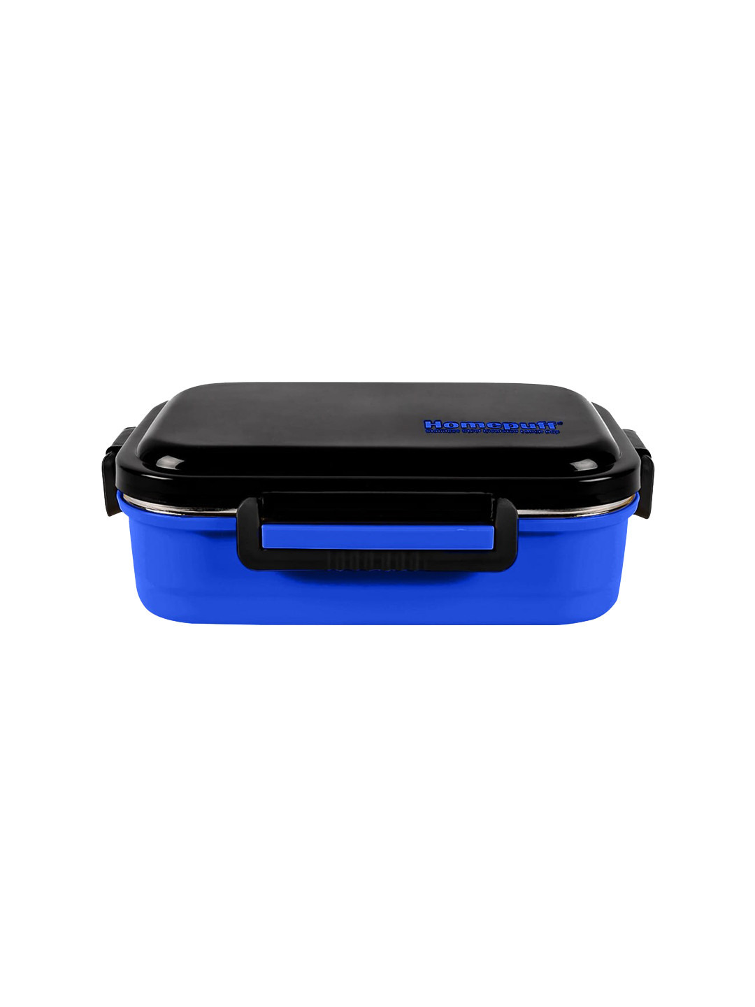 

Home Puff Blue & Black Airtight Lunch Box