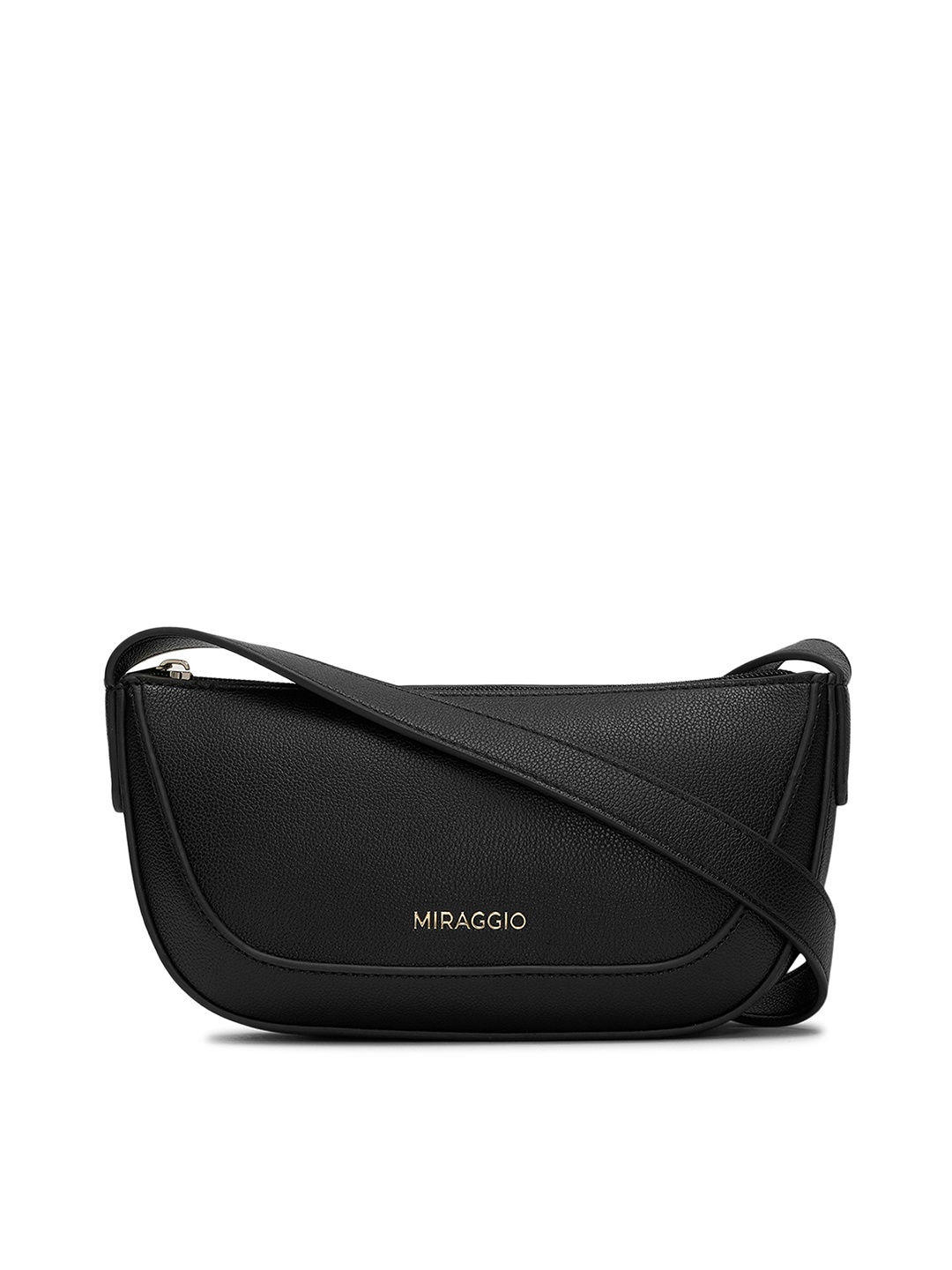 

MIRAGGIO Women's Black Shoulder Bag