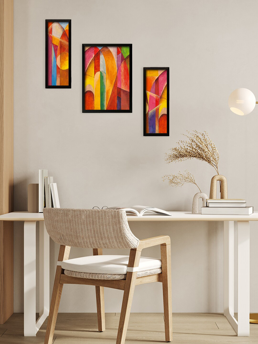 

PAPER PLANE DESIGN 3 Pieces Red & Blue Wall Photo Frame