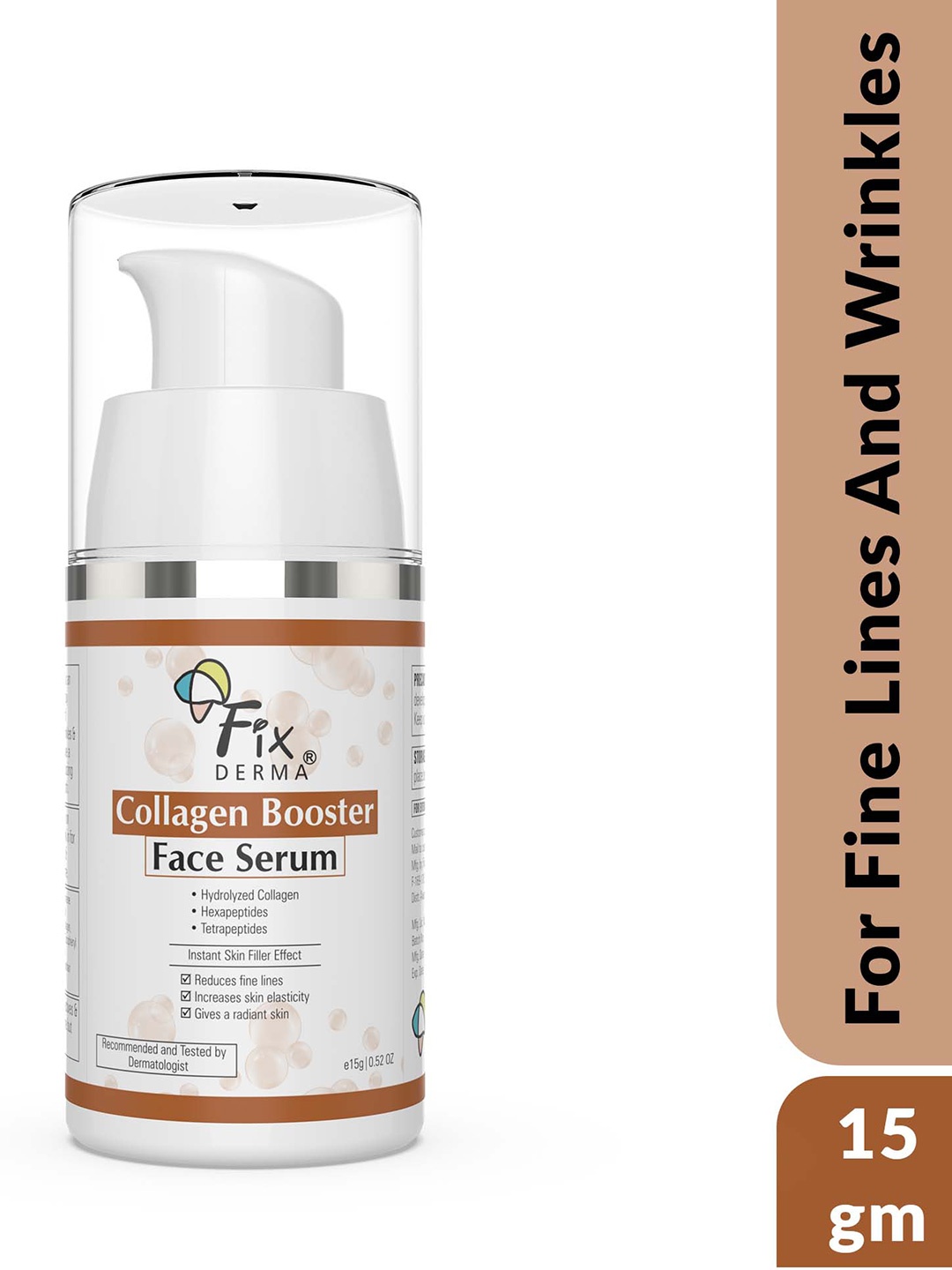 

FIXDERMA Collagen Booster Face Serum to Reduce Fine Lines - 15 g, White