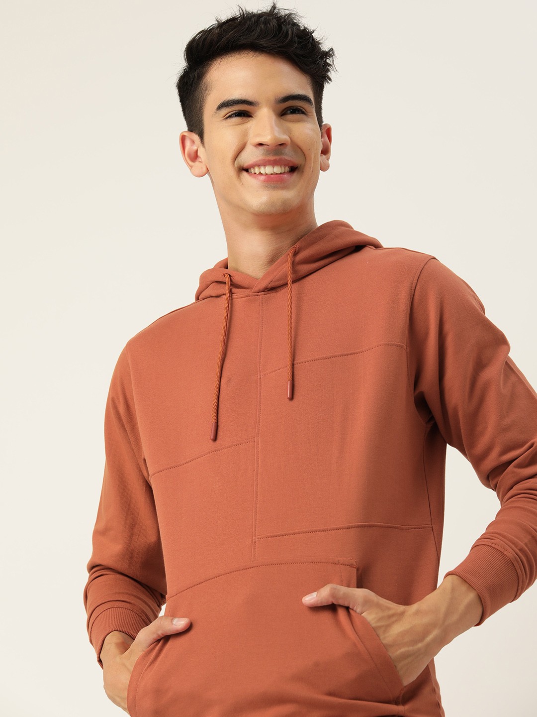 

Mast & Harbour Hooded Sweatshirt, Rust