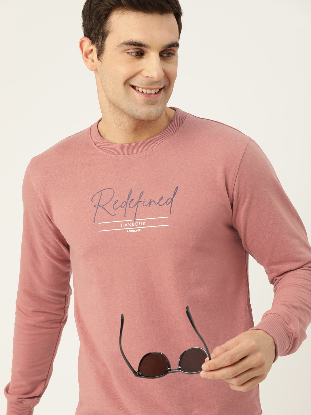 

Mast & Harbour Printed Sweatshirt, Rose